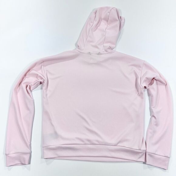Northface blush pink tech fabric hooded shirt M - Picture 2 of 11